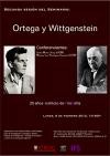 Segunda Sesión del Seminario "Ortega y Wittgenstein" Segunda Sesión del Seminario "Ortega y Wittgenstein"