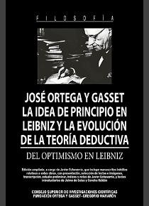 Portada del libro Seminario sobre el libro "La idea de principio en Leibniz y la evolución de la teoría deductiva", de Ortega y Gasset
