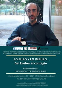 Conferencia "Lo puro y lo impuro. Del kosher al contagio" Conferencia "Lo puro y lo impuro. Del kosher al contagio"