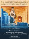 Cartel de la jornada I Jornada de Estudios Papirológicos