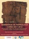 Seminarios de Papirología: DVCTVS 2011-2012