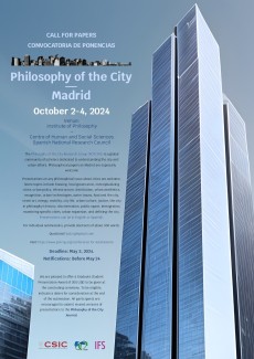 International Seminar "Philosophy of the city" International Seminar "Philosophy of the city"