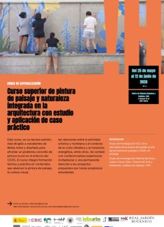Curso de especialización "Pintura de paisaje y naturaleza integrada en la arquitectura con estudio y aplicación de caso práctico"