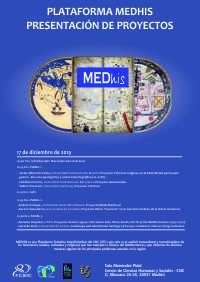 Cartel del seminario Presentación de proyectos de la Plataforma MEDhis