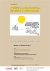 Cartel del seminario Seminario «Políticas migratorias, justicia y ciudadanía»: "Inmigración e integración social"