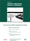 Cartel del seminario Seminario: «Políticas migratorias, justicia y ciudadanía»: "Los retos de las políticas migratorias en Europa"