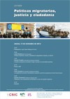 Cartel de las Jornadas Jornada "Políticas migratorias, justicia y ciudadanía"