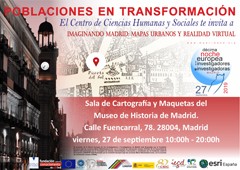 X Noche Europea de los investigadores e Investigadoras de Madrid 2019: "Poblaciones en transformación" X Noche Europea de los investigadores e Investigadoras de Madrid 2019: "Poblaciones en transformación"
