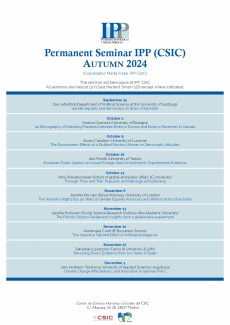 Seminarios del IPP: Programación de primavera de 2024 Seminarios del IPP: Programación de primavera de 2024