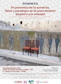 Seminario GEA (Grupo de Ética Aplicada): "En presencia de la ausencia.  Retos y paradojas en el acercamiento  empírico a la soledad"