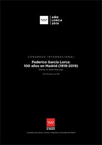 Cartel del congreso Congreso Internacional "Federico García Lorca: 100 años en Madrid (1919-2019)"