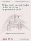 Cartel del curso Curso de postgrado "Elaboración de solicitudes de financiación de proyectos de I+D"