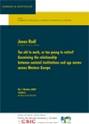 Cartel del seminario Seminario CIP: "Too old to work, or too young to retire? Examining the relationship between societal institutions and age norms across Western Europe"