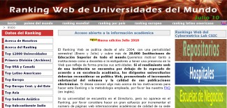 El Ranking Web de Universidades supera por primera vez las 500.000 visitas mensuales