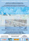 Cartel del ciclo de conferencias Ciclo de conferencias: «Rastros y rostros de la violencia»: "Las dictaduras de Argentina y Chile ante el espejo"