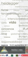 Cartel del congreso IV Congreso de la OPO: "Razón y vida. La responsabilidad de la Filosofía"