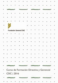Cartel del evento Curso de formación directiva y gerencial del CSIC (VI Edición)