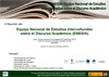 Cartel de la reunion II Reunión del Equipo Nacional de Estudios Interculturales sobre el Discurso Académico (ENEIDA)