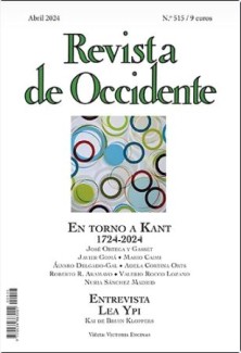 Presentación del nº 515 de la Revista de Occidente: «En torno a Kant. 1724-2024» Presentación del nº 515 de la Revista de Occidente: «En torno a Kant. 1724-2024»