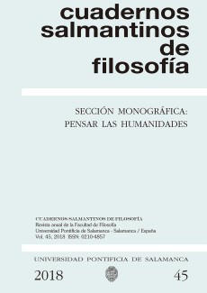 Presentación de la sección monográfica de la revista "Cuadernos Salmantinos de Filosofía" (vol. 46), sobre Habermas Presentación de la sección monográfica de la revista "Cuadernos Salmantinos de Filosofía" (vol. 46), sobre Habermas