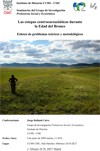Cartel del seminario Seminarios del Grupo de Investigación Prehistoria Social y Económica: "Las estepas centroeuroasiáticas durante la Edad del Bronce. Esbozo de problemas teóricos y metodológicos"