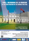 Cartel del seminario Seminario permanente 'Rastros y Rostros de la Violencia': "Chile, memorias de La Moneda. La (re)construcción de un símbolo político"
