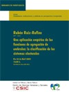 Cartel del seminario Seminario CIP: «Una aplicación empírica de las funciones de agregación de umbrales: la clasificación de los sistemas electorales»
