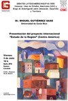 Cartel de los debates Debates Latinoamericanistas 2009: “Presentación del proyecto internacional 'Estado de la Región' (Centro América)”