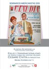 Cartel del seminario Seminarios Americanistas 2009: "Exilio y transnacionalidad: la trayectoria del editor italiano Cesare Civita en Argentina"