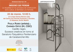 Cartel del Seminario VIII Seminario de Cultura Visual 2019 «Imágenes que piensan»