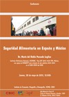 Cartel del seminario Conferencia: "Seguridad alimentaria en España y México"