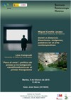 Cartel del seminario Seminario de Epistemología Histórica