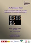 Cartel del seminario Seminario de Epistemología Histórica: 'La "neurosciencia cultural", o cómo deshacerse del concepto de cultura'