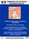 Cartel del seminario Seminario de Estudios Internacionales: "La emigración española durante el franquismo"