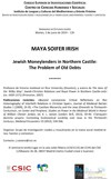Cartel del seminario Seminario de Estudios Judíos: "Jewish Moneylenders in Northern Castile: The Problem of Old Debts"