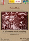 Seminarios Americanistas 2013: "La reforma agraria en la encrucijada. Revolución Seminarios Americanistas 2013: "La reforma agraria en la encrucijada. Revolución, actores tradicionales y modernización jurídica. México 1910-1940"