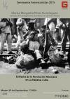 Cartel del seminario Seminarios Americanistas 2015: "Exiliados de la Revolución Mexicana en La Habana, Cuba"