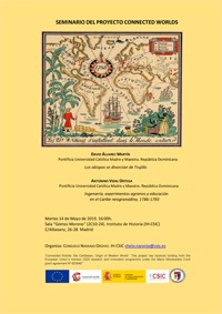 Cartel del seminario Seminario del Proyecto Connected Worlds
