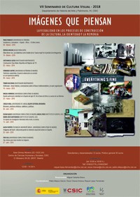 Cartel-programa del ciclo VII Seminario de Cultura Visual 2018