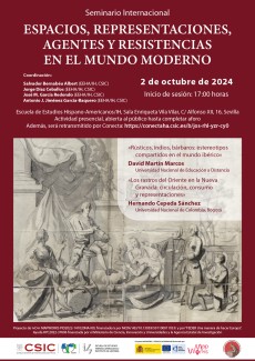 Seminario «Espacios, representaciones, agentes y resistencias en el mundo moderno» Seminario «Espacios, representaciones, agentes y resistencias en el mundo moderno»