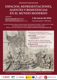 Seminario «Espacios, representaciones, agentes y resistencias en el mundo moderno» Seminario «Espacios, representaciones, agentes y resistencias en el mundo moderno»