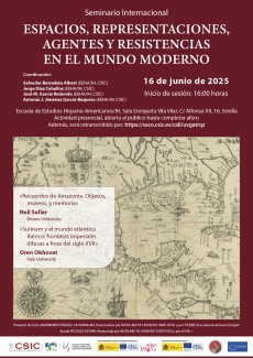 Seminario «Espacios, representaciones, agentes y resistencias en el mundo moderno» Seminario «Espacios, representaciones, agentes y resistencias en el mundo moderno»