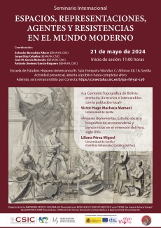 Seminario «Espacios, representaciones, agentes y resistencias en el mundo moderno» Seminario «Espacios, representaciones, agentes y resistencias en el mundo moderno»