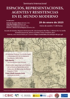 Seminario «Espacios, representaciones, agentes y resistencias en el mundo moderno» Seminario «Espacios, representaciones, agentes y resistencias en el mundo moderno»