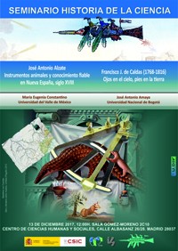 Cartel del seminario Seminario Departamento de Historia de la Ciencia