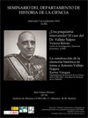 Cartel del seminario Seminario del Dpto. de Historia de la Ciencia