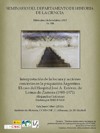 Cartel del seminario Seminario del Departamento de Historia de la Ciencia: "Interpretación de la locura y acciones concretas en la psiquiatría Argentina. El caso del Hospital José A. Estéves, de Lomas de Zamora (1908-1971)"