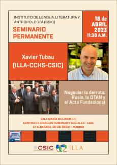 Seminario permanente del ILLA: "Negociar la derrota: Rusia, la OTAN y el Acta Fundacional" Seminario permanente del ILLA: "Negociar la derrota: Rusia, la OTAN y el Acta Fundacional"