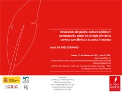 Seminario "Relaciones de poder, cultura política y contestación social en el siglo XV: de la cornisa cantábrica a la costa irlandesa" Seminario "Relaciones de poder, cultura política y contestación social en el siglo XV: de la cornisa cantábrica a la costa irlandesa"