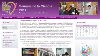 XI Semana de la Ciencia en el CCHS XI Semana de la Ciencia en el CCHS